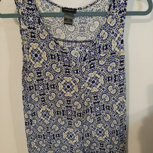 100 % rayon tank blouse